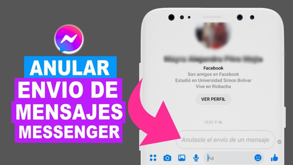 cómo anular un mensaje de messenger